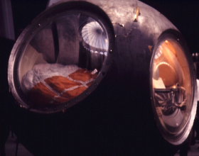 Cápsula de la nave Vostok en la que Gagarin dio la vuelta a la Tierra. Museo de la Cosmonáutica